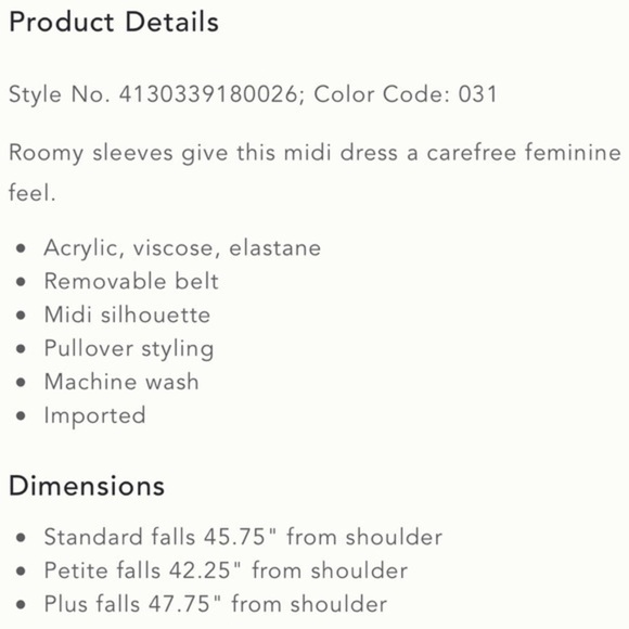 💋Anthropologie Thalia knit green midi dress loose fitting size XS - Picture 7 of 7